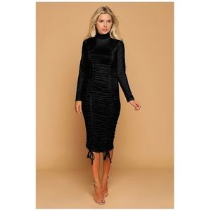 Ruched MIDI Dress